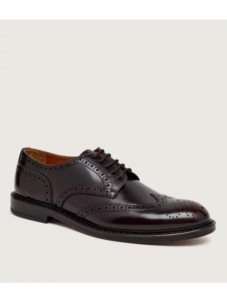 Doucal's De piele pantofi brogues maro