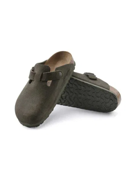 Bőr félcipő Birkenstock zöld