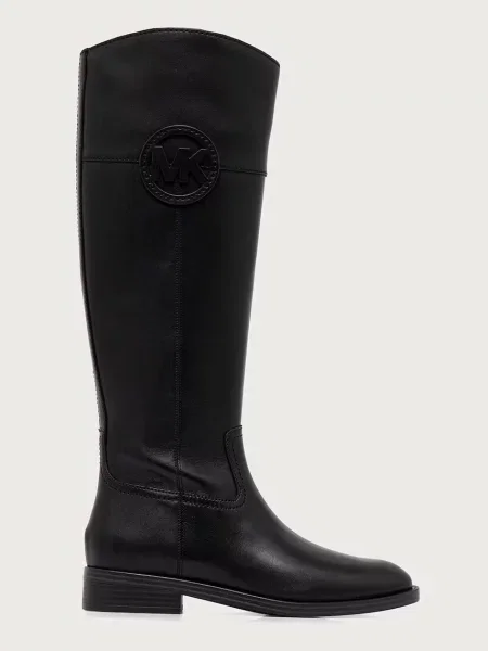 Кожаные сапоги Michael Michael Kors без каблука