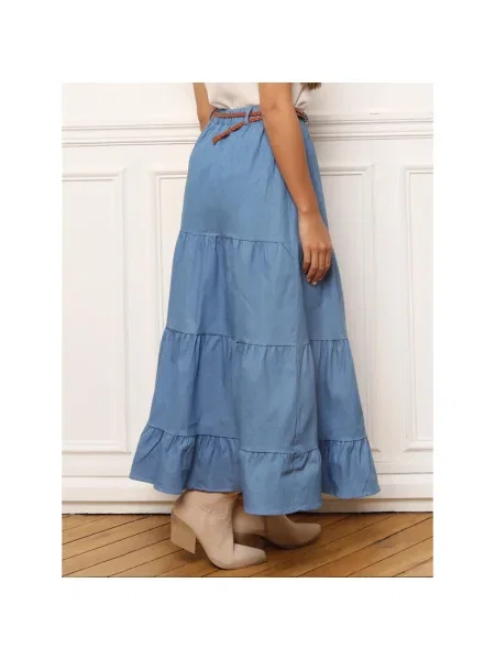 Fustă La Modeuse albastru