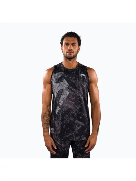 Tricou pentru bărbați Venum Rage & Workout Dry Tech Tank Top black/grey negru