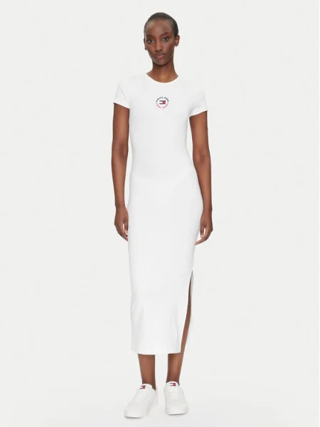 Tommy Jeans Rochie de zi alb