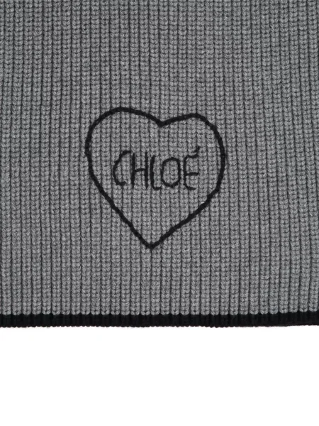 Dětské šál Chloé šedý