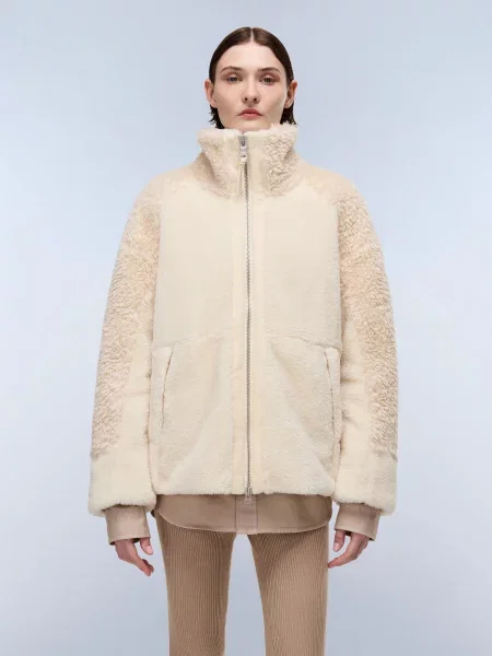 Демісезонна куртка Napapijri акрил/поліестер білий