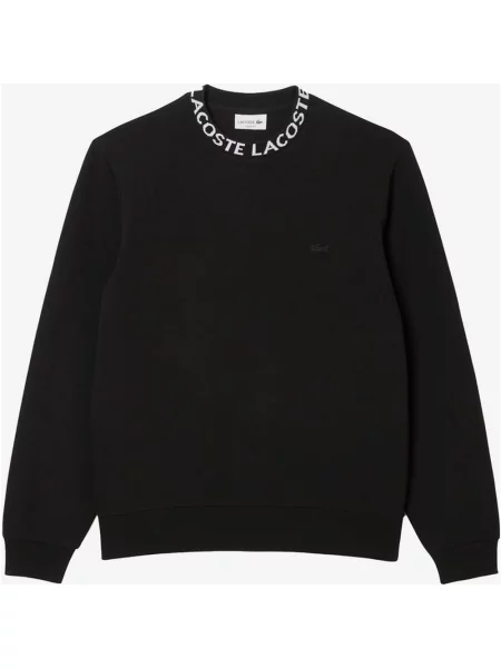 Bluza Lacoste Jacquard Branded czarny puro XXL biały