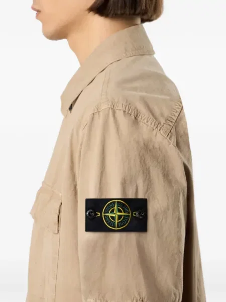 Scurt cămașă Stone Island cu strasuri