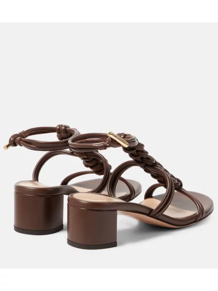 Sandale Gianvito Rossi din piele maro