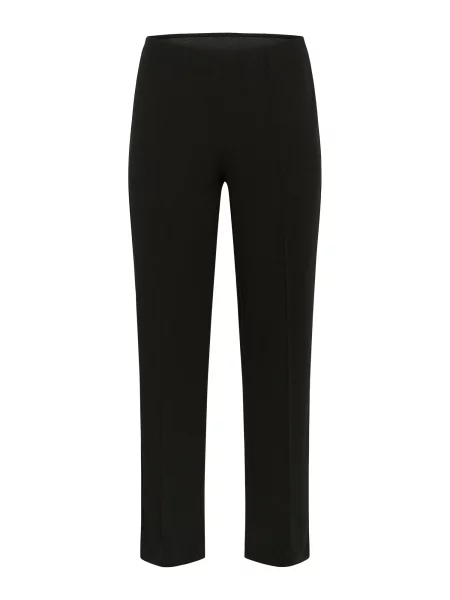 KAFFE CURVE Pantaloni cu dungă KCAthena' negru