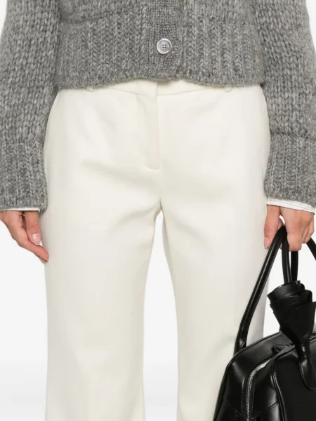 Pantaloni Ermanno Scervino de lână alb