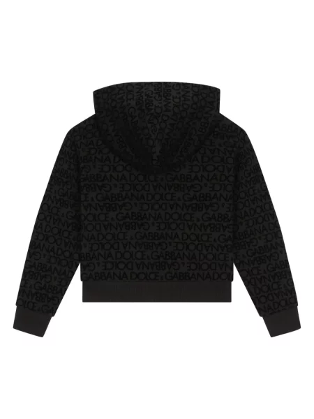 Bluza z kapturem dziecięca Dolce And Gabbana czarna