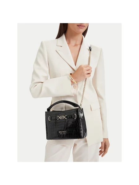 Kabelka Nine West EO-CITY CROCO čierna