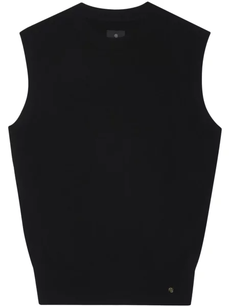 Vestă Anine Bing din cașmir negru