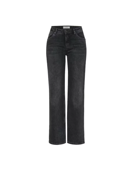 Jeansy straight leg Toni Dress szare