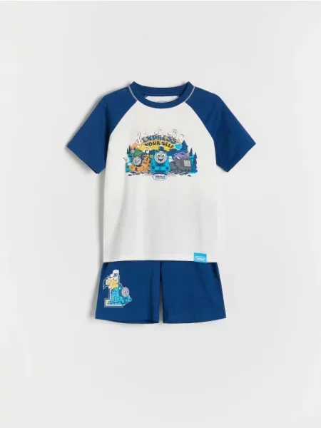 Reserved Piżama Tomek i przyjaciele granatowy