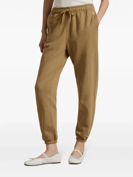 Haftowana koszulka polo Polo Ralph Lauren do biegania zwężana zielona