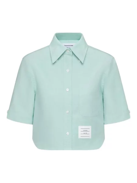Cămașă Thom Browne scurtă albastru