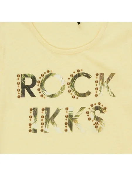 Tricou copii Ikks galben
