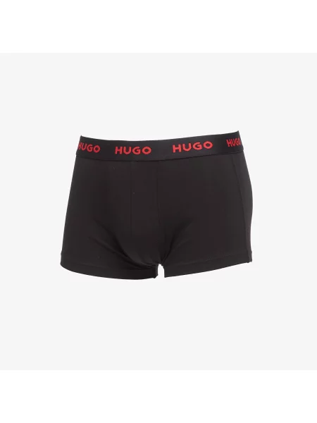 HUGO Boxeri roșu alb negru