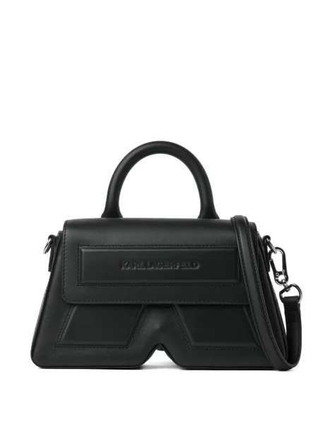 Geanta de piele Karl Lagerfeld din piele negru