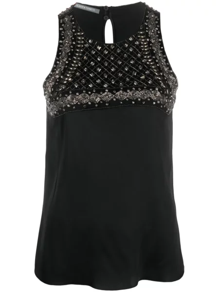 Bluză Alberta Ferretti fără mâneci negru