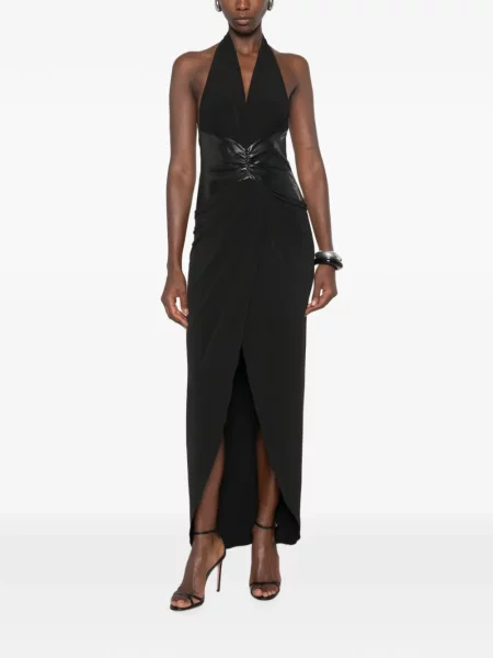 Rochie The Andamane cu gât halter negru