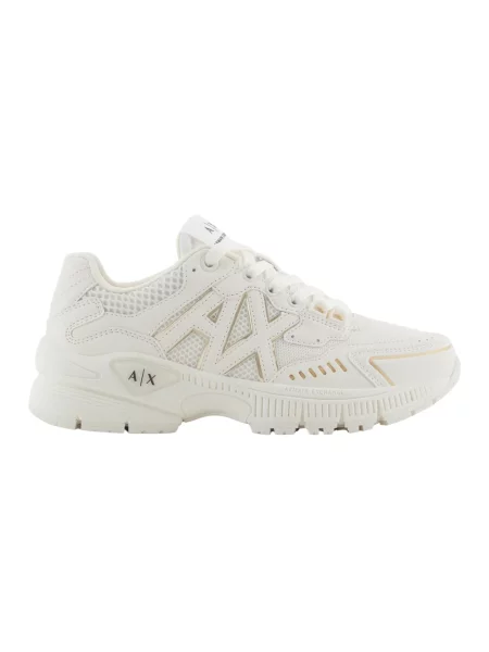Sneakersy Armani Exchange beżowe