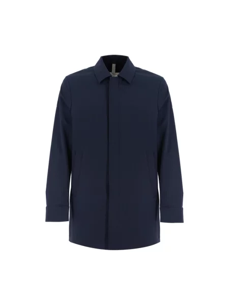 Trencz Duno ze spandexu niebieski