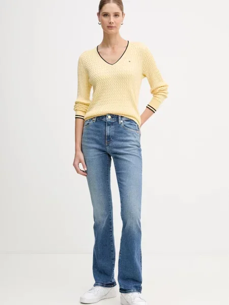 Tommy Hilfiger sweter żółty