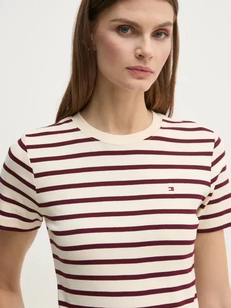 Tommy Hilfiger тениска дамска от бежово