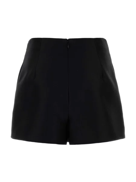 Lniana spódnica mini Balenciaga czarna