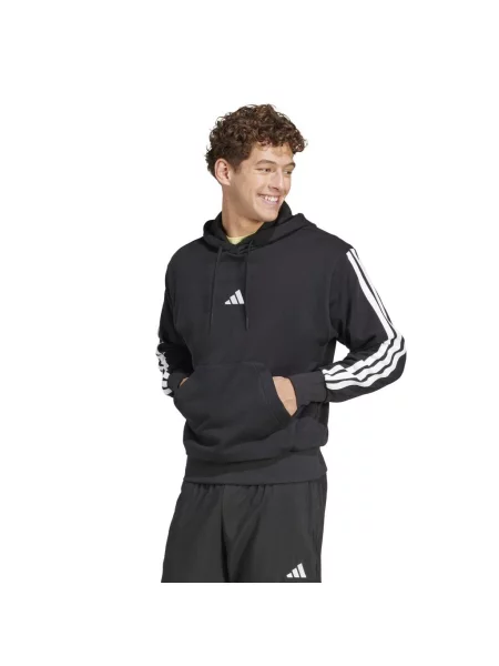 Bluza polarowa ADIDAS M 3S FT HD Czarny biała