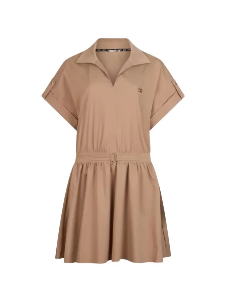 Mała sukienka mini Liu Jo z dekoltem w serek garniturowa