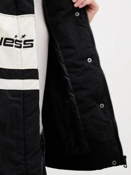 Куртка Guess Jeans демісезонна oversize чорний