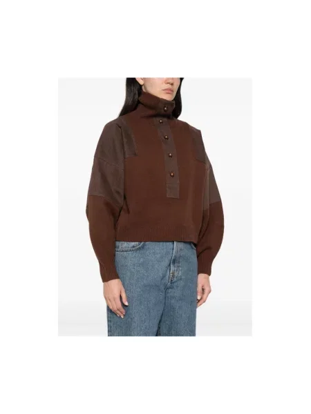 Sweter Sessun brązowy