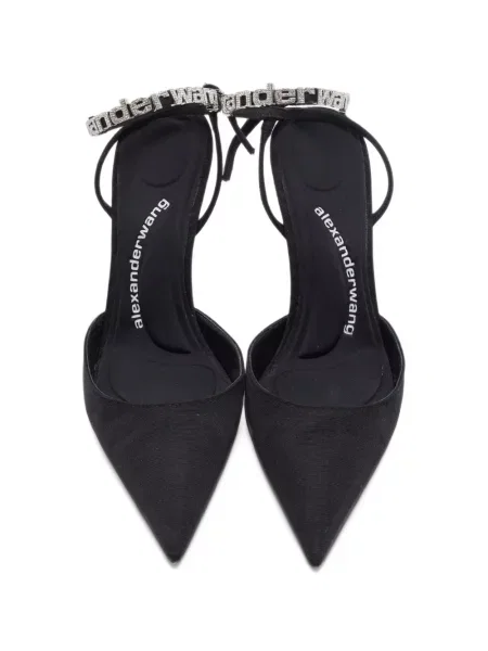 Pantofi cu toc Alexander Wang cu bretele negru