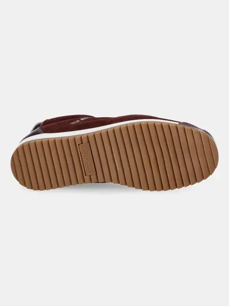 Замшевые кроссовки Steve Madden бордовые