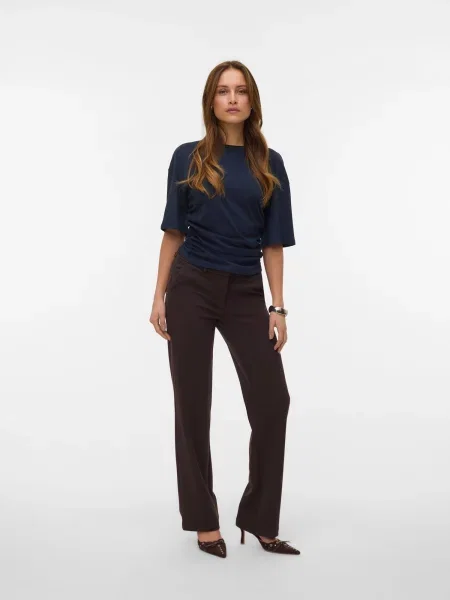 VERO MODA Tričko VMNAVARO námornícka modrá