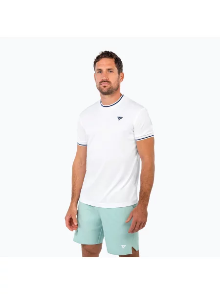 Футболка тенісна Tecnifibre Team Tech white біла