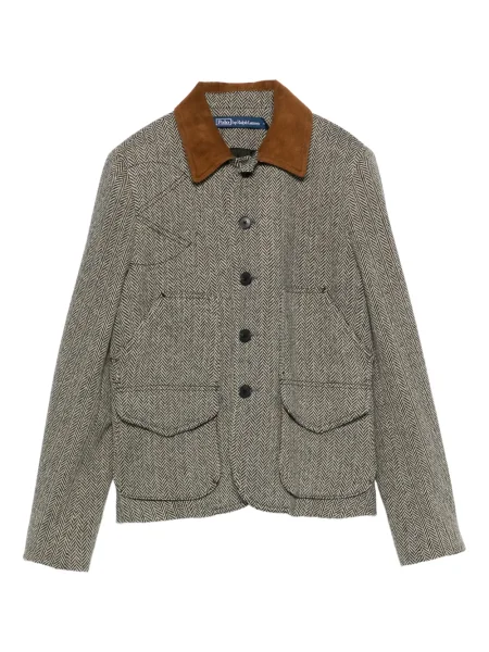Κοστούμι μποξεράκια Polo Ralph Lauren houndstooth με κέντημα μπλε