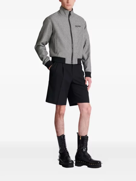 Bunda Balmain s pepito vzorem bílá