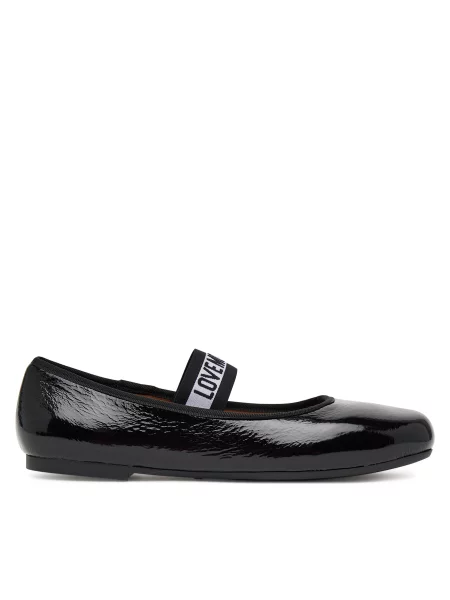 LOVE MOSCHINO Balerinke crna