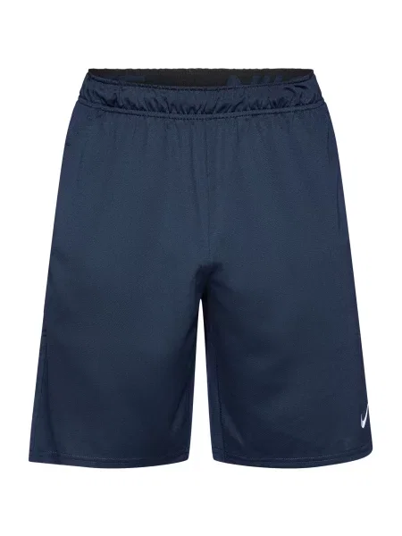 NIKE Pantaloni sport FLEX bleumarin alb