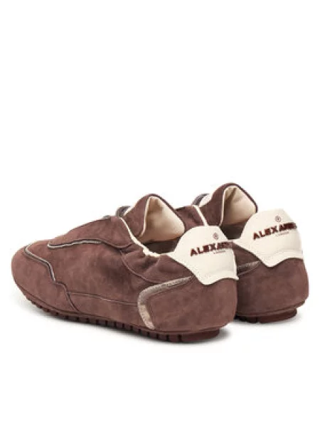 Alexander Smith Sneakersy River Woman Soft Suede DBN Tmavo hnedá