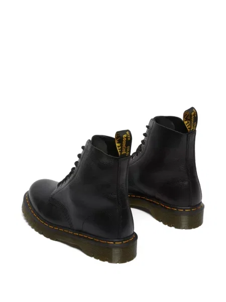 Botine Dr. Martens cu șireturi din piele negru