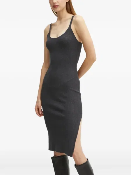 Rochie midi Morgan până la genunchi de costum gri