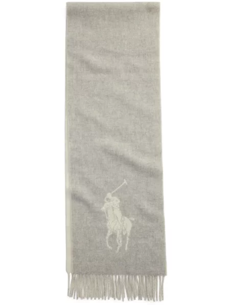 Sneakerși Polo Ralph Lauren cu imagine cu model paisley de catifea cord gri