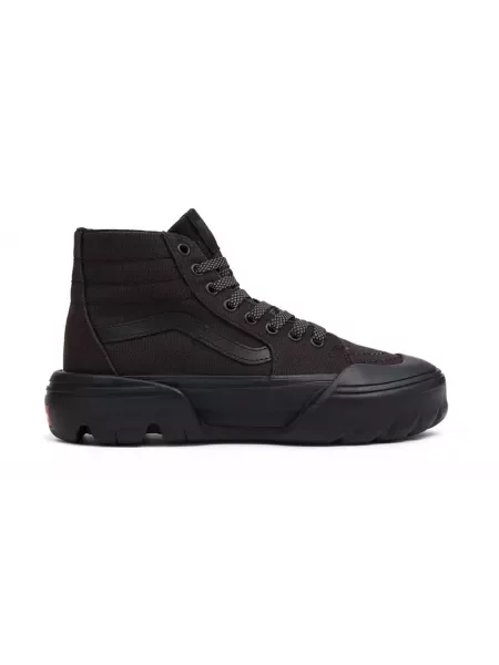 Botki Vans zwężane płócienne czarne