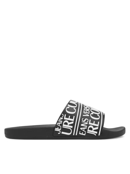 Klapki Versace Jeans Couture czarne