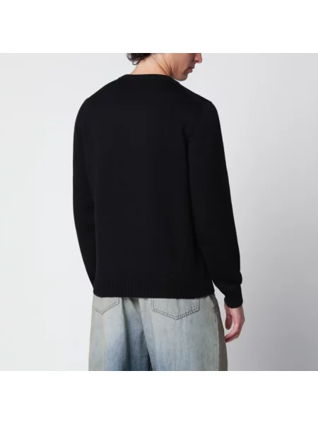 Sweter Roberto Collina czarny