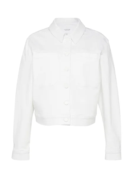 Comma casual identity Přechodná bunda bílá